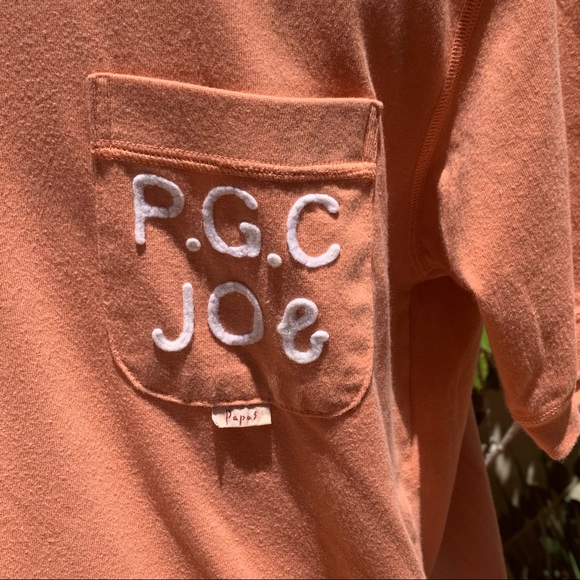 Papas Maniere de Heming Polo Shirt Orange Medium - Picture 6 of 12